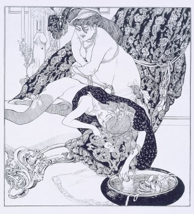 The Forks, levy 8 "La Grenouilleresta", 1912 tekijältä Franz von Bayros